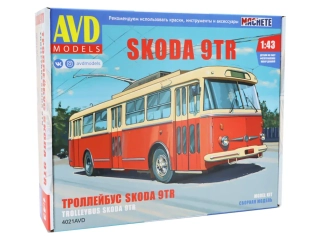 Škoda 9Tr trolejbus STAVEBNICE 1:43 AVD