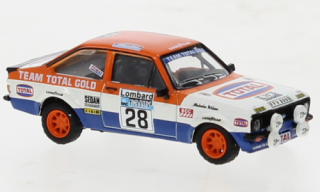 Ford Escort RS 1800, No.28, Rallye RAC Lombard, M.Wilson, 1979 1:87 Brekina