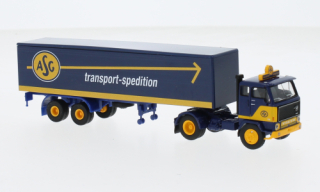 Volvo F 89 box-wagon-SZ, ASG, 1972 1:87 Brekina