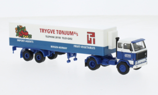Volvo F 89 box-wagon-SZ, Langtransport - Trigve Tonjum, 1972 1:87 Brekina