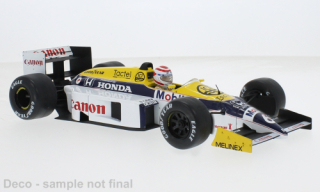 Williams FW11 no.6, Piquet, GP Brazílie 1986 1:18 MCG