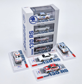 Škoda 130 RS set 1:64 Foxtoys