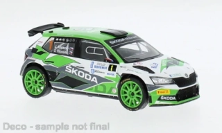 Škoda Fabia Rally2 Evo No.1, J.Kopecký, Rallye Bohemia 2021 1:43 IXO