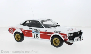 Toyota Celica 2000 GT (RA21), No.18, J-L.Therier, RAC Rally, 1977 1:18 IXO