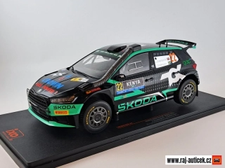 Škoda Fabia Rally2, No.22, G.Greensmith, WRC, Safari Rallye Kenia 1:18 IXO