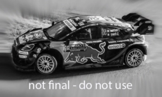 Ford Puma Rally1 no.55, McErLean, Rally Monte Carlo 2025 1:18 IXO