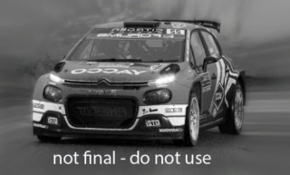 Citroen C3 Rally2, No.22, Y.Rossel, WRC, Rally Monte Carlo, 2025 1:43 IXO