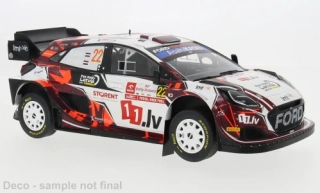 Ford Puma Rally1, No.22, M.Sesks, Rally WM, Rallye Polen, 2024 1:18 IXO