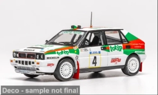 Lancia Delta Integrale 16V no.4, Fiorio, Rally Acropolis 1989 1:43 IXO