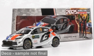 Toyota GR Yaris Rally1 no.17, Ogier, Rally Saudi Arabia 2025 1:43 IXO
