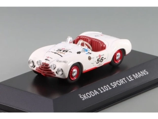 Škoda 1101 Sport Le Mans 1950 1:43 DeAgostini časopis s modelem