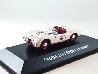 Škoda 1101 Sport Le Mans 1950 1:43 DeAgostini časopis s modelem