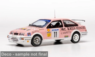 Ford Sierra RS Cosworth, No.11, Evans, Cartel International Rally 1989 1:43 IXO