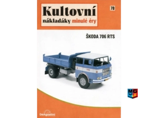 Škoda Liaz 706 RTS ČSAD 1:43 časopis Kultovní Náklaďáky č.78 s modelem