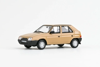 Škoda Favorit 136L (1988) - Hnědá Beduínská 1:43 Abrex