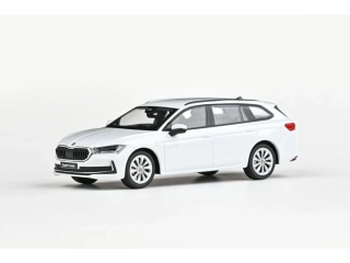 Škoda Superb IV Combi (2023) - Bílá Purity 1:43 Abrex