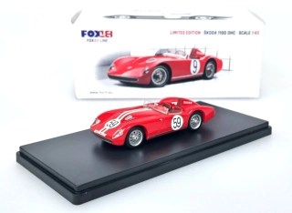 Škoda 1100 OHC Spider no.59, Fousek, Rusko 1958 1:43 Foxtoys