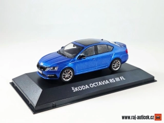 Škoda Octavia RS III FL 1:43 DeAgostini Kaleidoskop slavných vozů časopis s modelem