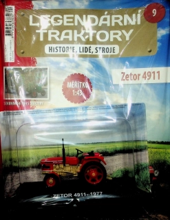 Zetor 4911 časopis Legendární traktory č.9 s modelem
