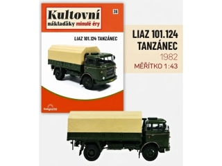 Liaz 101.124 Tanzánec 1:43 časopis Kultovní Náklaďáky s modelem