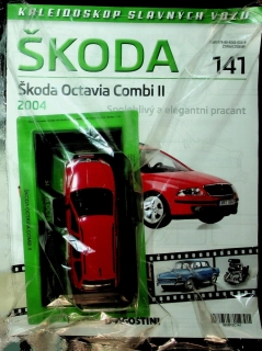 Škoda Octavia Combi II 2004 1:43 DeAgostini Kaleidoskop slavných vozů časopis s modelem