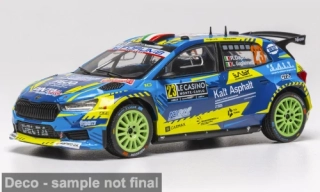 Škoda Fabia Rally2 No.23, Dapra, rallye Monte Carlo 2026 1:43 IXO