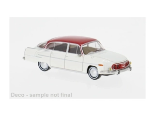 Tatra 603-2 1963 bíločervená 1:87 Brekina