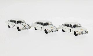 Sada 3x Tatra 603-2 Marathon de la Route 1965 1:87 Brekina