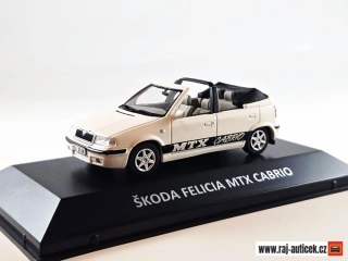 Škoda Felicia MTX Cabrio 1:43 DeAgostini časopis s modelem