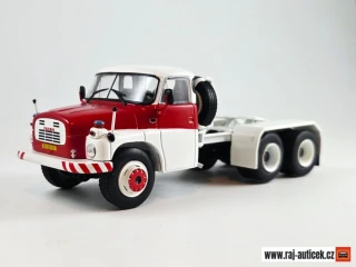 Tatra T148 NT 6x6 červenobílá 1:43 časopis Kultovní Náklaďáky s modelem