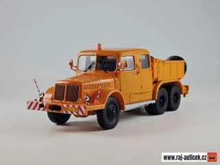 Tatra 141 tahač oranžový 1:43 časopis Kultovní Náklaďáky s modelem